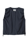 poplin volume vest ベスト