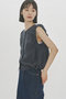 poplin volume vest ベスト ミディウミソリッド/MIDIUMISOLID