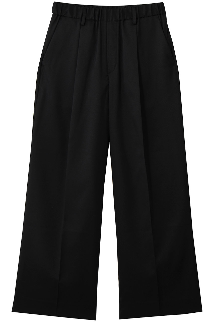 ミディウミソリッド/MIDIUMISOLIDのstraight easy slacks スラックス(black/2-162217)