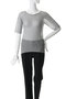 rib square round neck PO プルオーバー ミディウミソリッド/MIDIUMISOLID