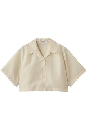 ミディウミソリッド/MIDIUMISOLIDのsheer open collar shirt シャツ(110400/110402)