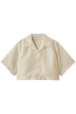sheer open collar shirt シャツ