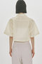 sheer open collar shirt シャツ ミディウミソリッド/MIDIUMISOLID