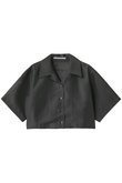 sheer open collar shirt シャツ