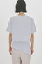 sheer mixed fabric T Tシャツ ミディウミソリッド/MIDIUMISOLID