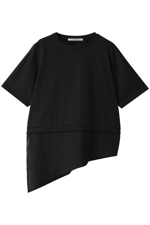 ミディウミソリッド/MIDIUMISOLIDのsheer mixed fabric T Tシャツ(110100/110102)