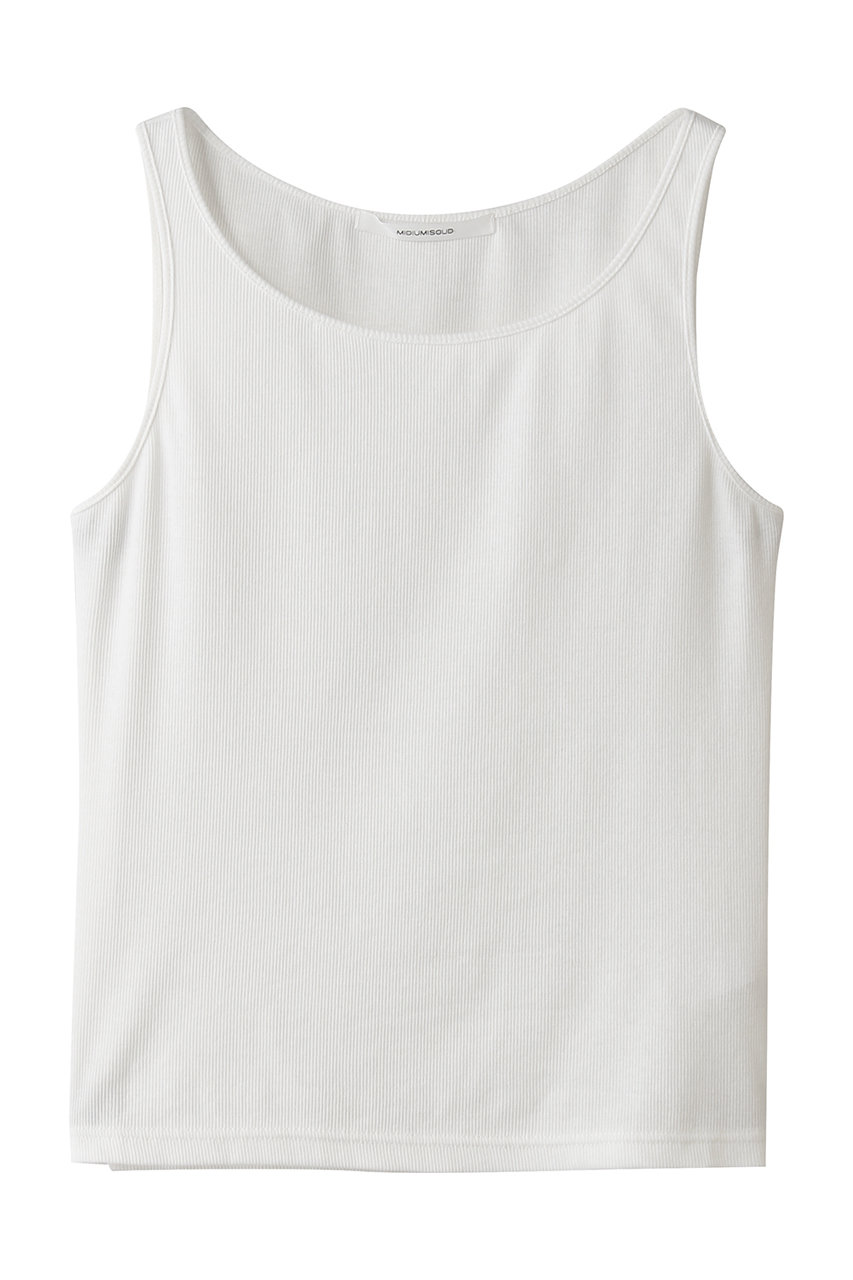 ミディウミソリッド/MIDIUMISOLIDのfit rib tank タンクトップ(off white/2-112230)