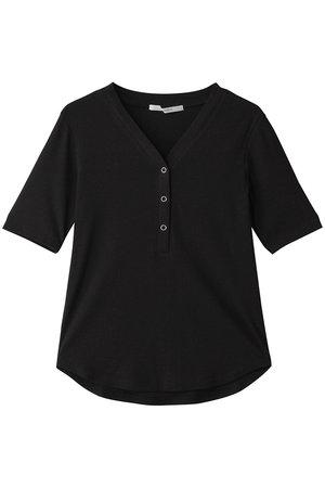 ミディウミソリッド/MIDIUMISOLIDのrib henley neck P/O プルオーバー(110100/110102)