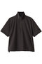 essential zip neck top トップ ミディウミソリッド/MIDIUMISOLID brown