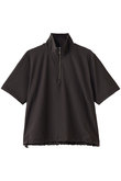 essential zip neck top トップ