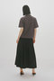 essential zip neck top トップ ミディウミソリッド/MIDIUMISOLID
