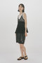 woven pleated combined camisole キャミソール ミディウミソリッド/MIDIUMISOLID
