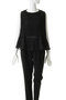 woven pleated layered vest ベスト ミディウミソリッド/MIDIUMISOLID