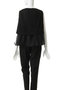 woven pleated layered vest ベスト ミディウミソリッド/MIDIUMISOLID