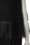 woven pleated layered vest ベスト ミディウミソリッド/MIDIUMISOLID