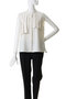 N/S asymmetry pleats shirt シャツ ミディウミソリッド/MIDIUMISOLID