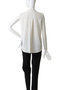 N/S asymmetry pleats shirt シャツ ミディウミソリッド/MIDIUMISOLID
