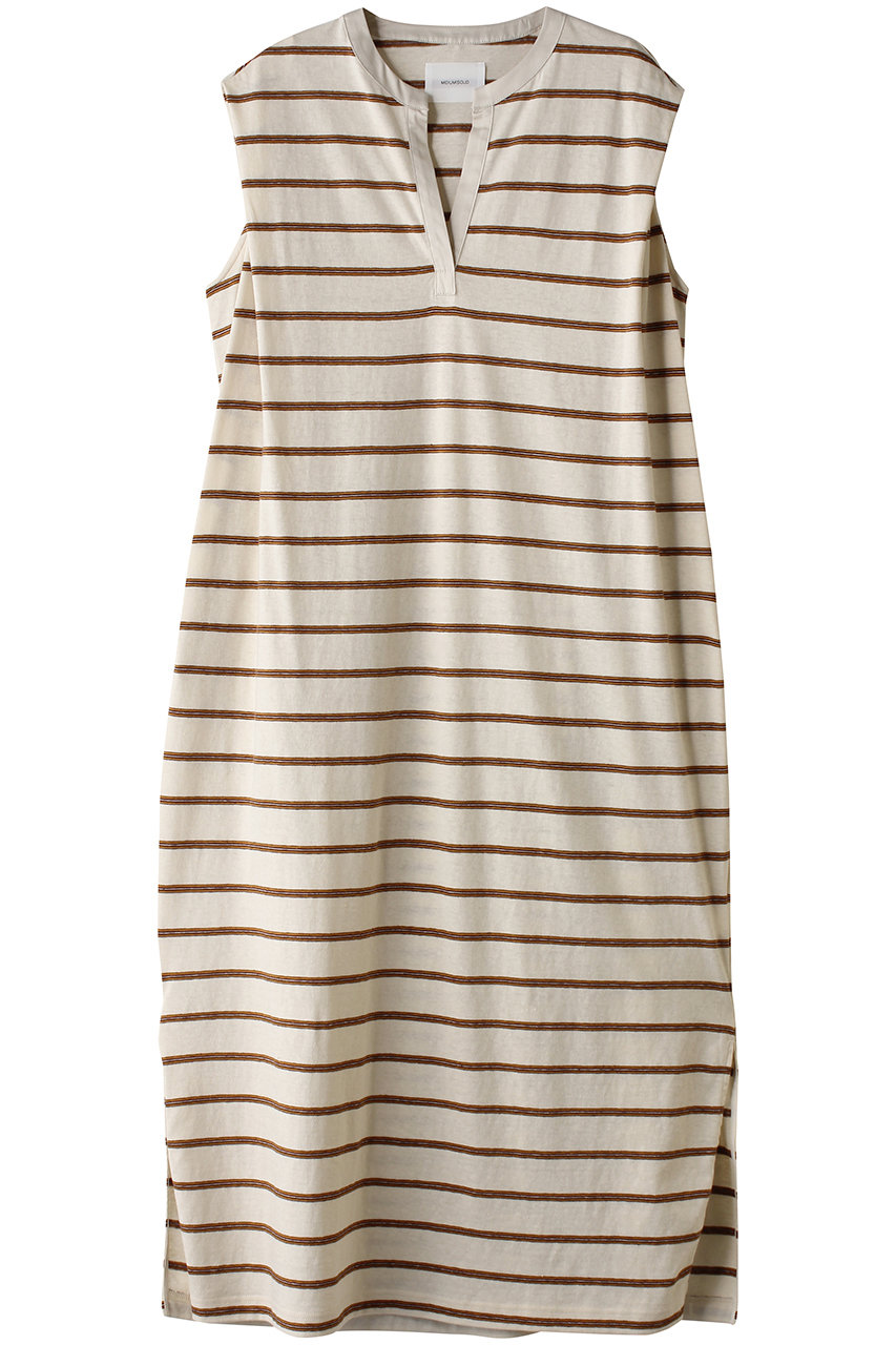 ミディウミソリッド/MIDIUMISOLIDのmulti-striped n/slv OP ワンピース(kinari/2-152178)