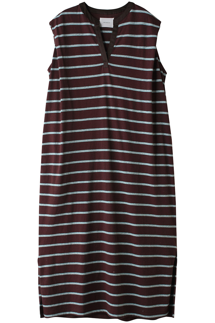 ミディウミソリッド/MIDIUMISOLIDのmulti-striped n/slv OP ワンピース(wine/2-152178)