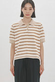 multi-striped polo PO プルオーバー