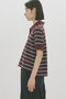 multi-striped polo PO プルオーバー ミディウミソリッド/MIDIUMISOLID