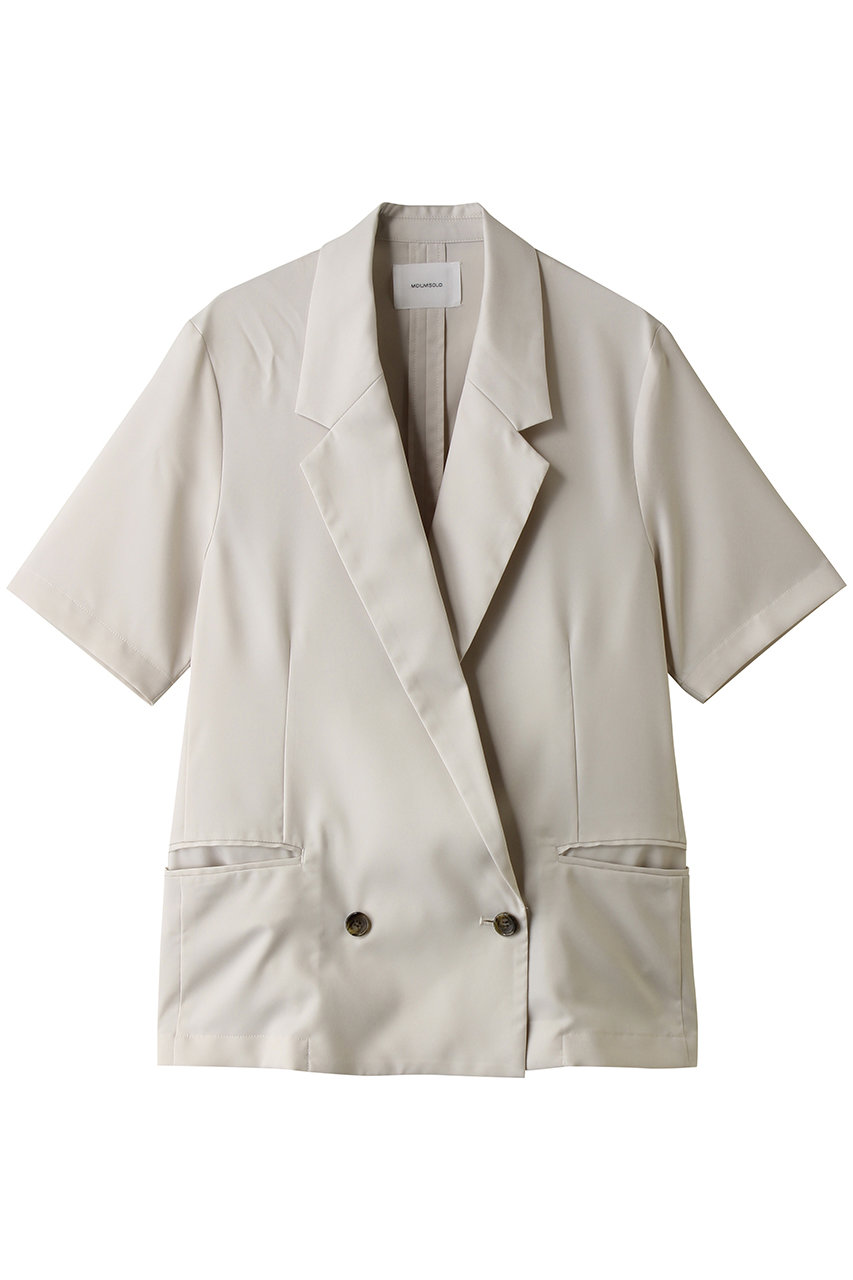 ミディウミソリッド/MIDIUMISOLIDのhalf slv JK ジャケット(beige/2-132251)
