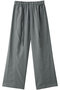 drawstring pants パンツ ミディウミソリッド/MIDIUMISOLID l.gray
