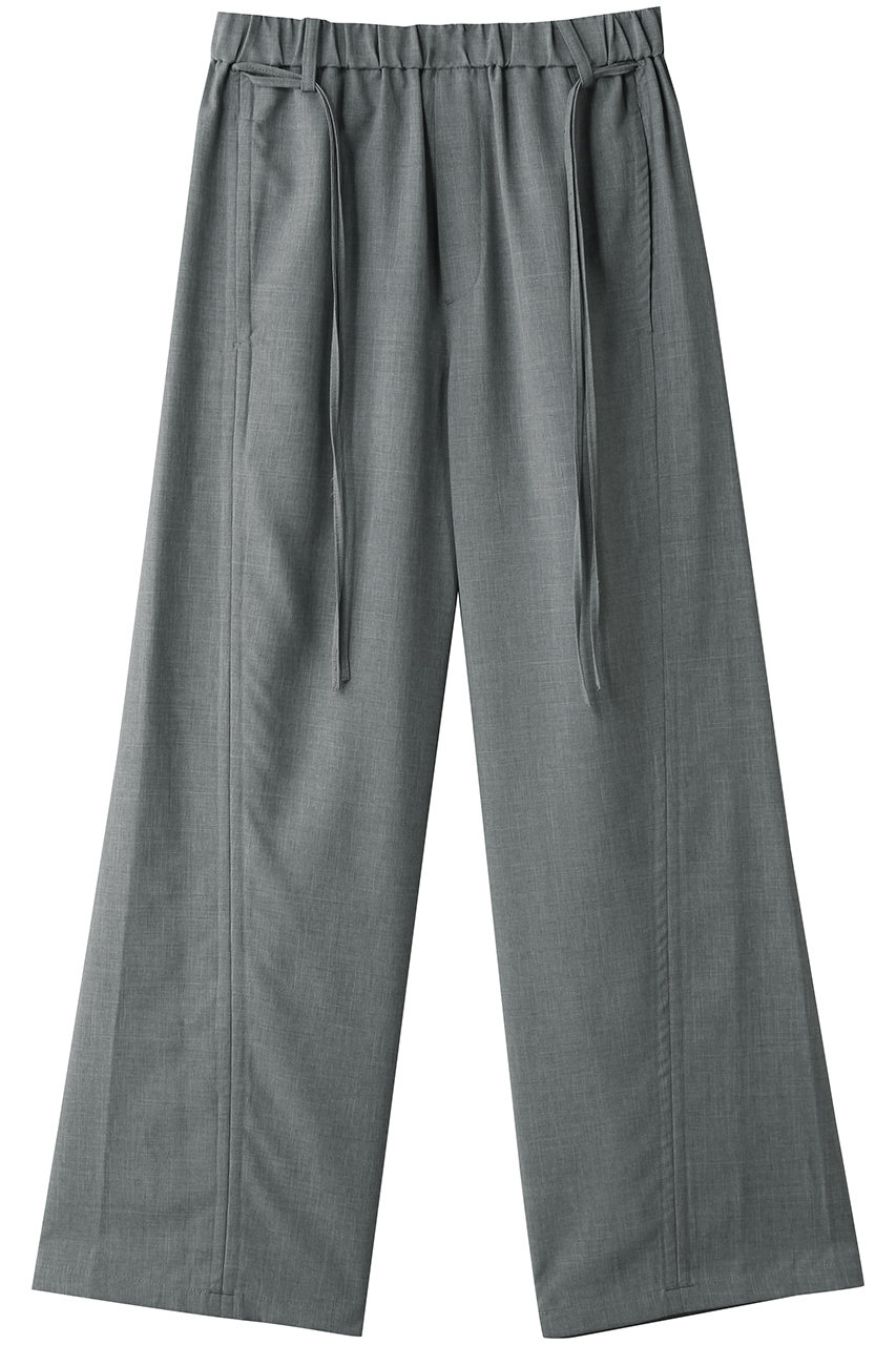 ミディウミソリッド/MIDIUMISOLIDのdrawstring pants パンツ(l.gray/2-162216)