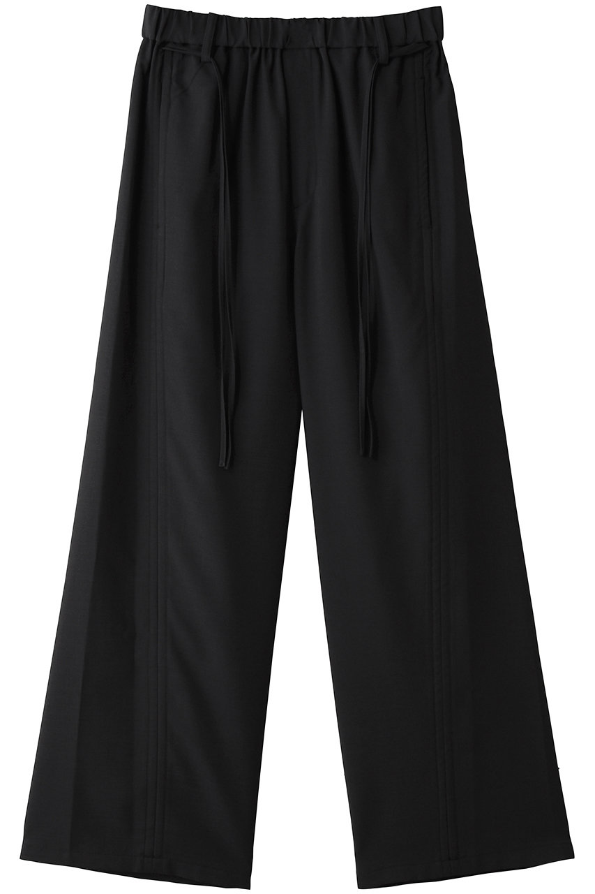ミディウミソリッド/MIDIUMISOLIDのdrawstring pants パンツ(black/2-162216)