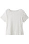 lace CT カットソー ミディウミソリッド/MIDIUMISOLID white