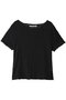 lace CT カットソー ミディウミソリッド/MIDIUMISOLID black