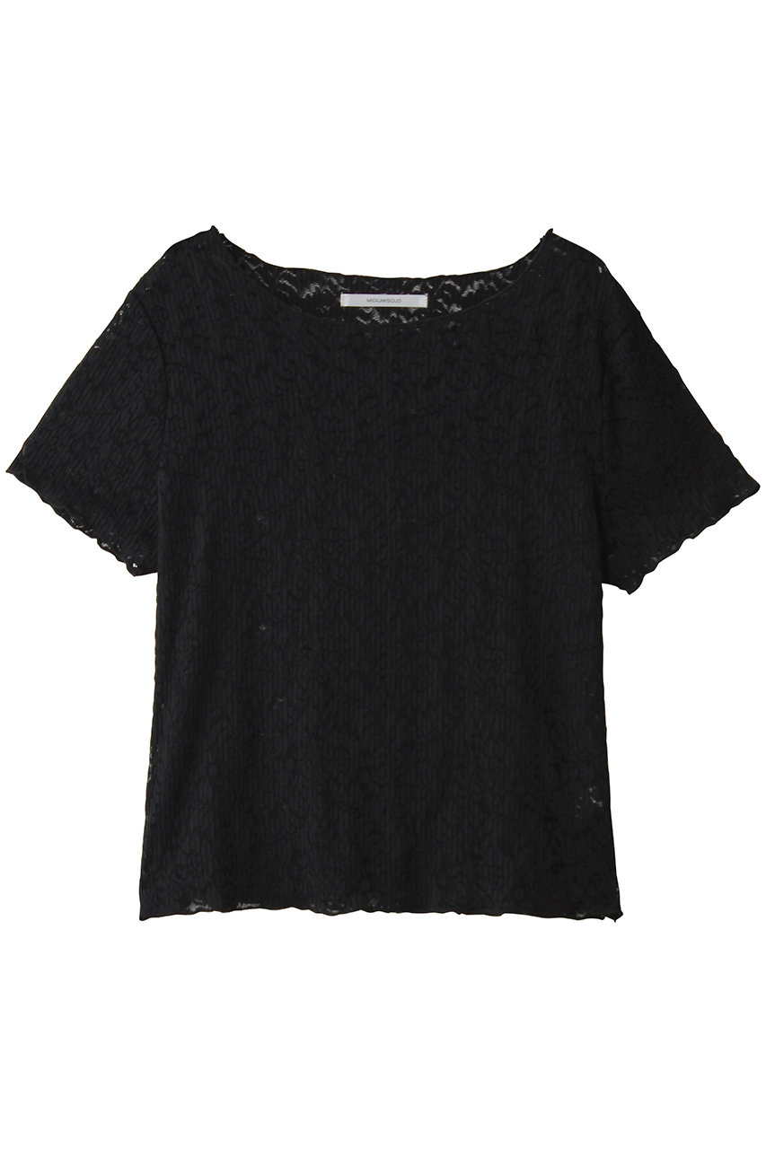 ミディウミソリッド/MIDIUMISOLIDのlace CT カットソー(black/2-117238)