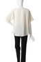 satin T blouse ブラウス ミディウミソリッド/MIDIUMISOLID