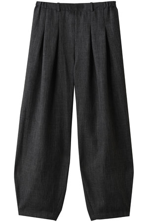 ミディウミソリッド/MIDIUMISOLIDのtuck curve barrel pants パンツ(110600/110601)
