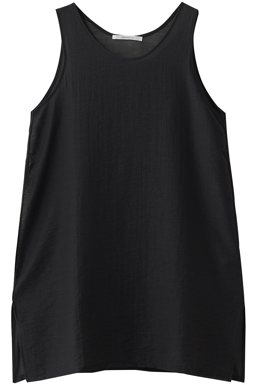 ミディウミソリッド/MIDIUMISOLIDのlayered sheer OP ワンピース(black/2-152182)