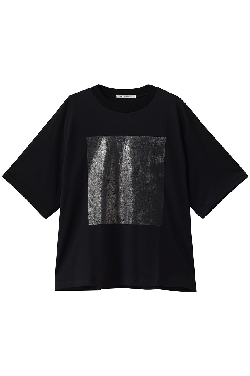 ミディウミソリッド/MIDIUMISOLIDのfog foil tee Tシャツ(black/2-112236)