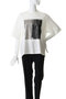 fog foil tee Tシャツ ミディウミソリッド/MIDIUMISOLID