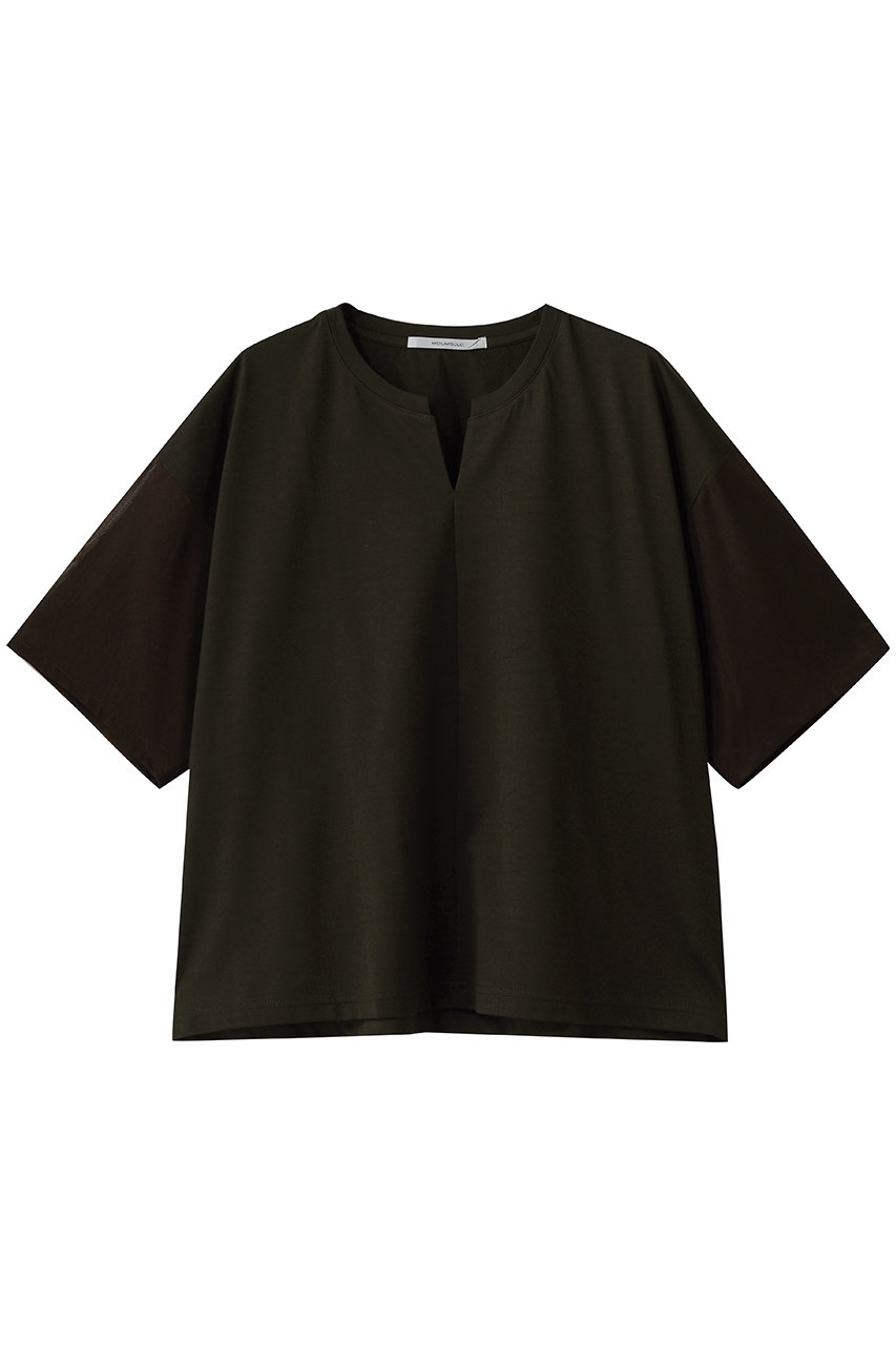 ミディウミソリッド/MIDIUMISOLIDのsheer slv skipper PO プルオーバー(brown/2-112246)