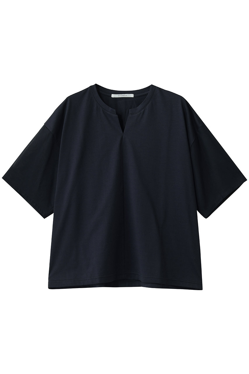 ミディウミソリッド/MIDIUMISOLIDのsheer slv skipper PO プルオーバー(navy/2-112246)