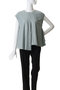 drape twist sleeveless トップス ミディウミソリッド/MIDIUMISOLID