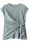 drape twist sleeveless トップス ミディウミソリッド/MIDIUMISOLID green