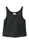 bustier like gilet ジレ ミディウミソリッド/MIDIUMISOLID black