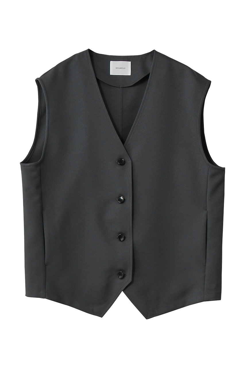 ミディウミソリッド/MIDIUMISOLIDのcocoon form gilet ジレ(gray/2-132260)