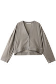 sheer voile V/neck CD カーディガン