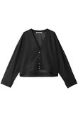sheer voile V/neck CD カーディガン