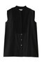wide shirt with lace シャツ ミディウミソリッド/MIDIUMISOLID black
