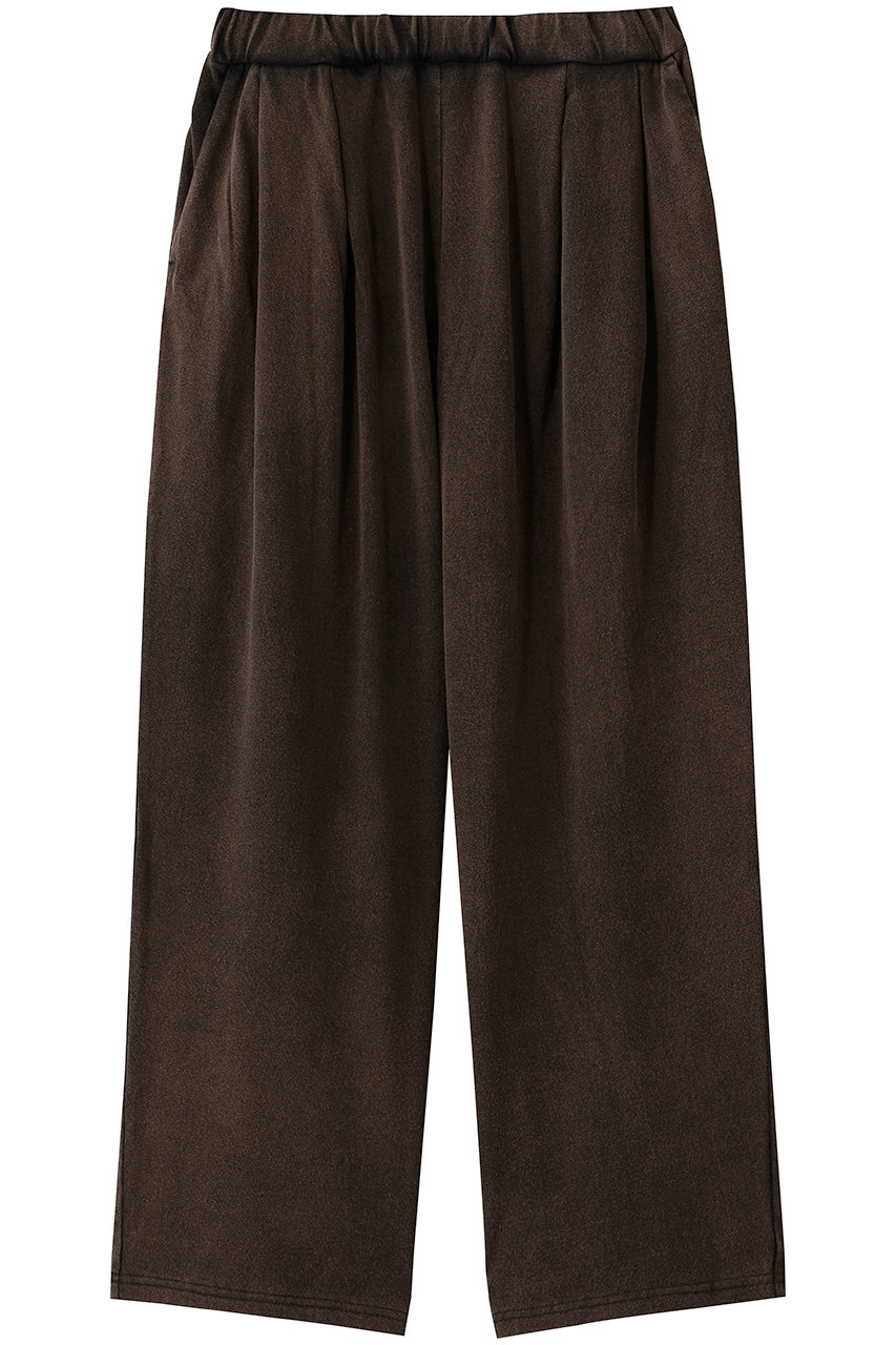 ミディウミソリッド/MIDIUMISOLIDのpigment tuck curve PT パンツ(brown/3-162236)