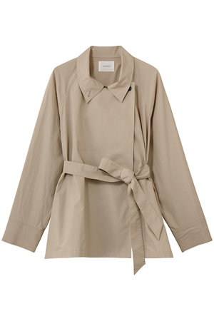 ミディウミソリッド/MIDIUMISOLIDのwrappde trench shirt シャツ(110400/110403)