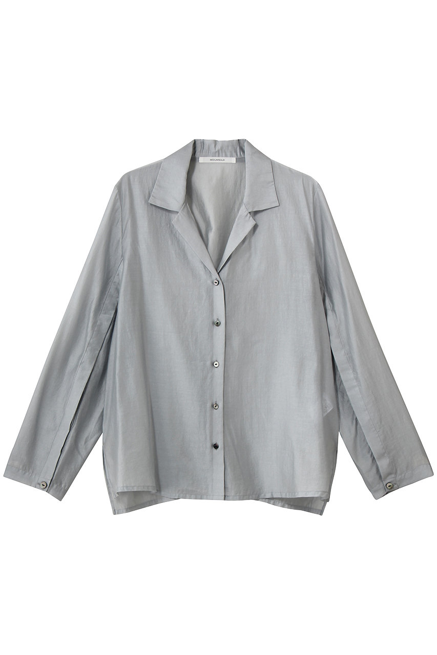 MIDIUMISOLID Air split shirt シャツ (l.blue, F) ミディウミソリッド ELLE SHOP