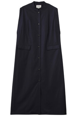 ミディウミソリッド/MIDIUMISOLIDのedge line long gilet ジレ(110800/110806)